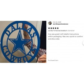  Dallas Cowboys Football 15.5"