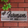 Anniversary Sign – Wedding & House  Personalized warming Gift