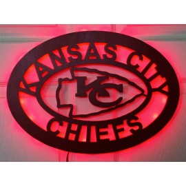 Kansas City Chiefs Football 15.5" LED 