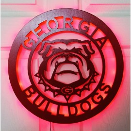 Georgia Bulldogs Football 15.5" LED 