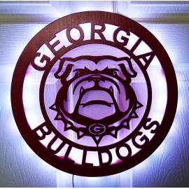 Georgia Bulldogs Football 15.5" LED 