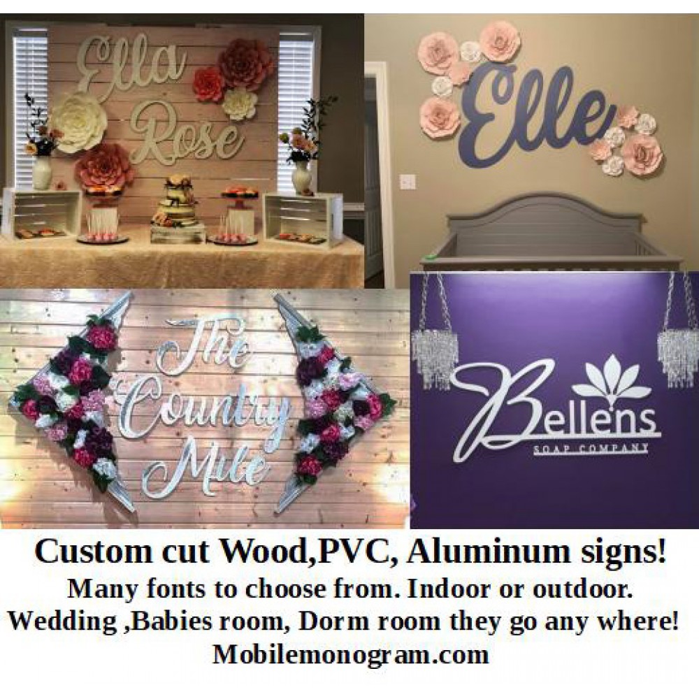 Baby Name Sign-Wooden Name - Name Crib Sign-wooden sign