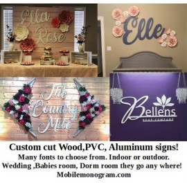 Baby Name Sign-Wooden Name - Name Crib Sign-wooden sign