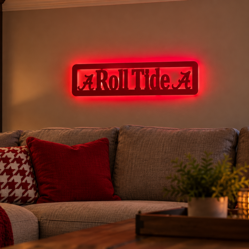 Alabama Roll Tide LED Lighted Wall Sign