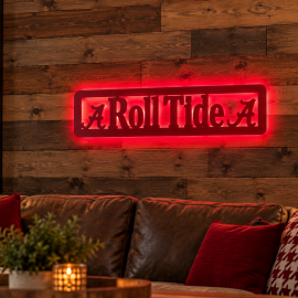 Alabama Roll Tide LED Lighted Wall Sign