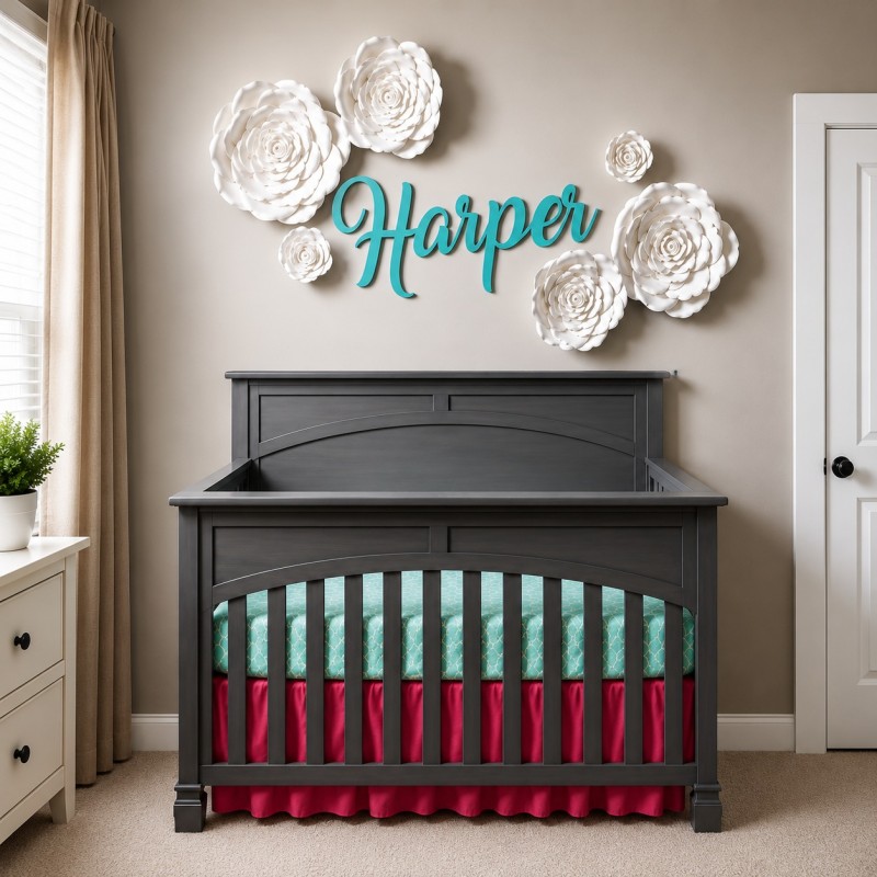 Name Sign – Wooden Nursery  Sign