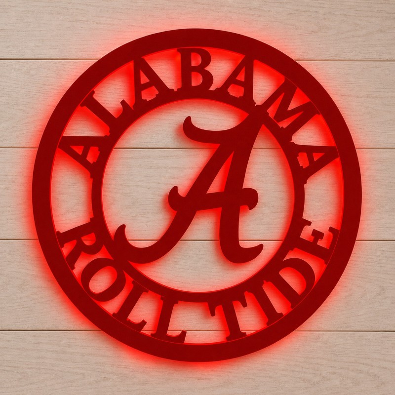 Alabama Football LED Lighted Sign