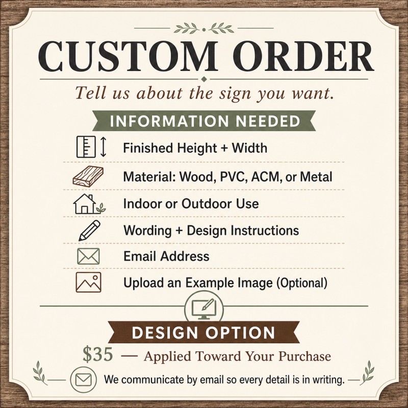 Custom Order