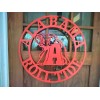 Alabama Circle-Alabama Crimson Tide-Water Proof Red PVC