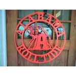 Alabama Circle-Alabama Crimson Tide-Water Proof Red PVC