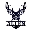 Buck Head Name Sign