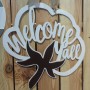 Cotton Wreath Front Door Hanger – Fall Decor