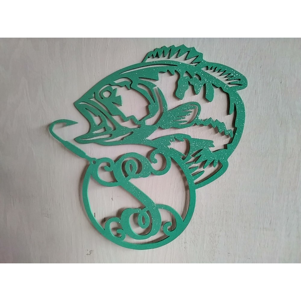 Fish Hook with Letter-Door Hanger-Home Décor 