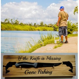 Fishing & Hunting Signs With or Without Knife 
