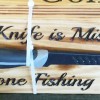 Fishing and Hunting Sign with Optional Knife