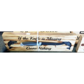 Fishing & Hunting Signs With or Without Knife 
