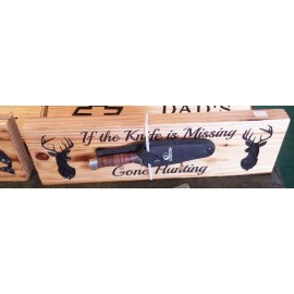 Fishing & Hunting Signs With or Without Knife 