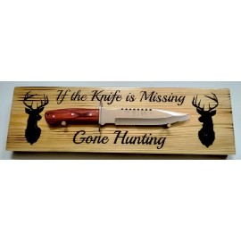 Fishing & Hunting Signs With or Without Knife 