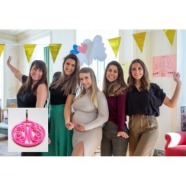 Monogram 3 letter Oval Key Chain-wedding-gift shop-Free Shipping!  