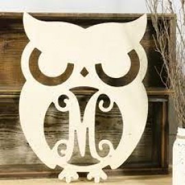 OWL with Letter-Door Hanger-Home Décor 