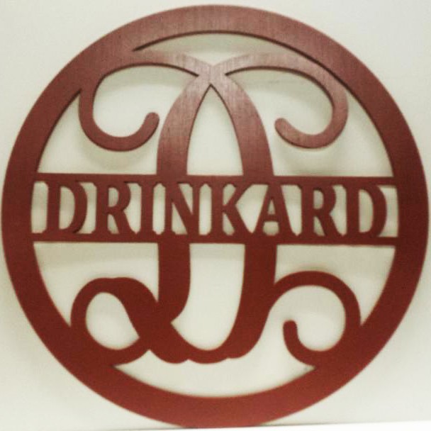 Round Initial and Name Door Hanger