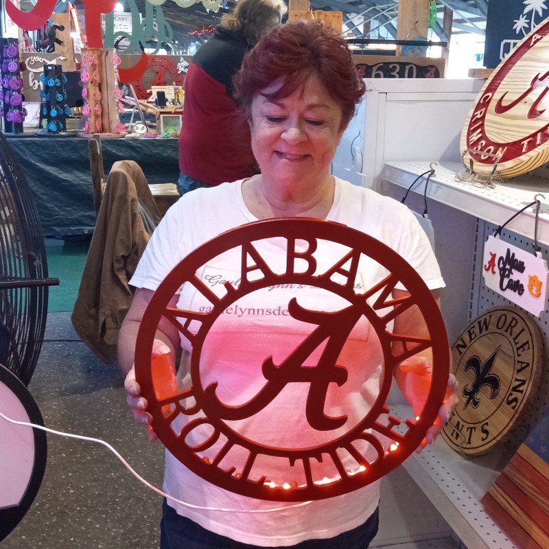 Alabama Football LED Lighted Sign