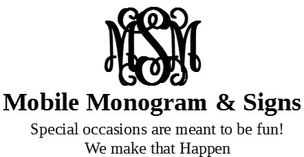 Mobile Monogram and Signs