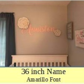 Baby Name Sign-Wooden Name - Name Crib Sign-wooden sign