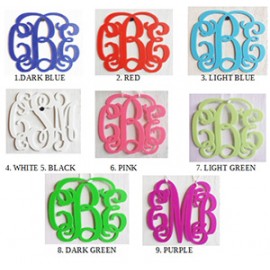 Car charm -Mirror Monogram - Monogram Weddings-Monogram