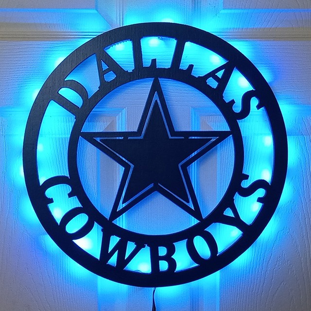 Dallas Cowboys LED Football Sign