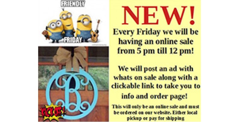 Friendly Friday Sale