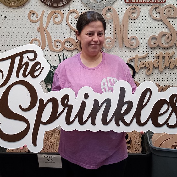 Family or Baby Name Sign