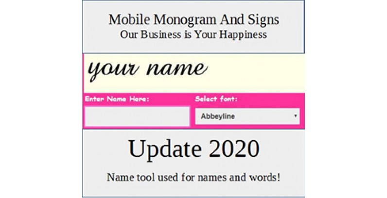 2020 Update to Our Name Tool