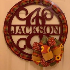 Ribbon Circle Door Hanger