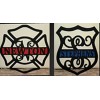 Firefighter Monogram | Police Monogram 24" $45