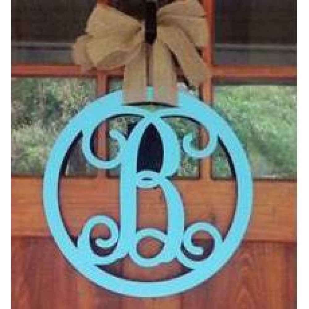 Circle Door Hanger-Door Hanger- Wood circle door hanger