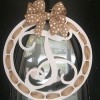 Circle Ribbon Vine Door Hanger