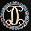 Curly Letter Door Hanger