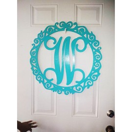 Curly Letter -Door Hanger