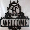 Curly Welcome Door Hanger – 24 Inch
