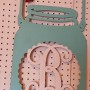 Mason Jar Monogram – 32 Inch Unpainted