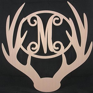 Antler Letter Door Hanger – 24 Inch