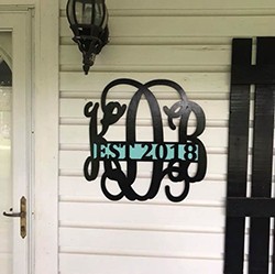 Established Monogram Sign – Wedding Decor