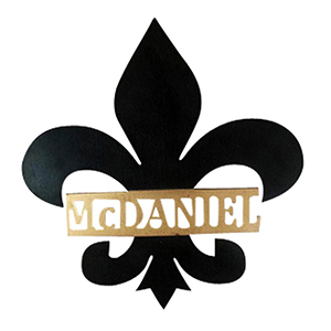 Fleur-de-Lis Name Sign
