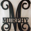 Monogram Letter with Personalized Name