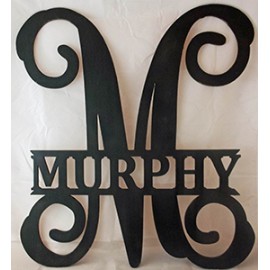 Monogram Letter With Name-Door Hanger-Home Décor