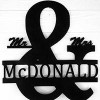 Mr. & Mrs. Last Name Sign