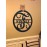 Personalized Round Initial and Name Door Hanger