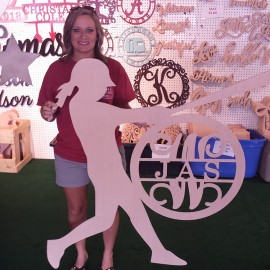 Baseball Player or Softball Girl Door Hanger – 24 Inch