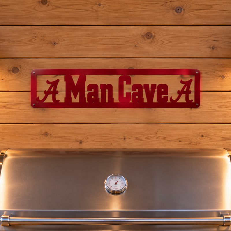 Alabama Man Cave LED Lighted Wall Sign
